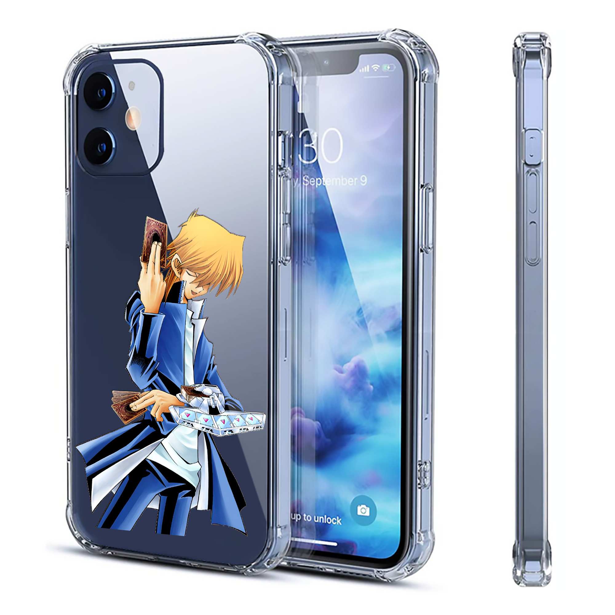（画像用） 遊☆戯☆王 Yu-Gi-Oh! 【iPhone 12シリーズ対応】透明スマホケース（クリアソフトケース）